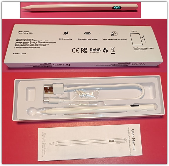 iPad pencil/ iPad kynä - numeerinen kapasiteettiruutu