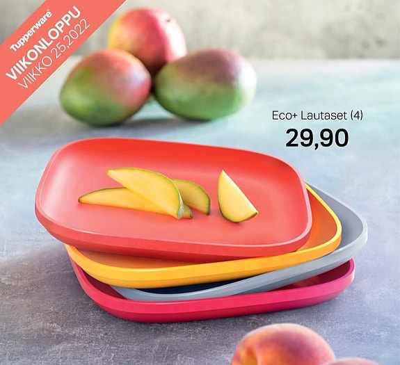 Tupperware Eco+ lautaset (4)