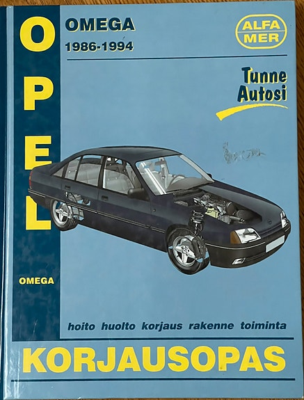 Opel Omega 1986-1994 KORJAUSOPAS - Alfamer