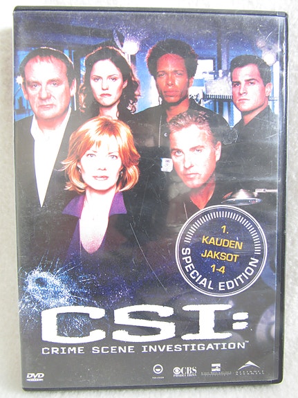 CSI kausi 1 jaksot 1-4 dvd