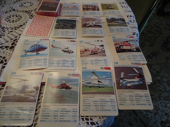 Keräilykortit, Helikopterit, Super Kvartetti