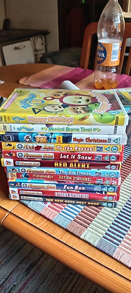 Firman Sam, postman pat ja teletapit DVD
