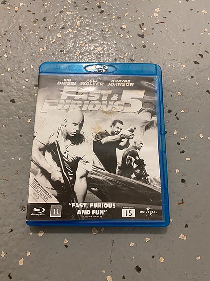 Fast And the furious 5 blu ray