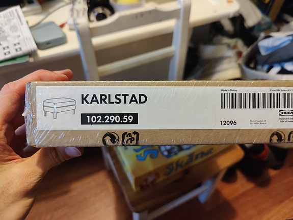 Ikea Karlstad rahi päällinen uusi
