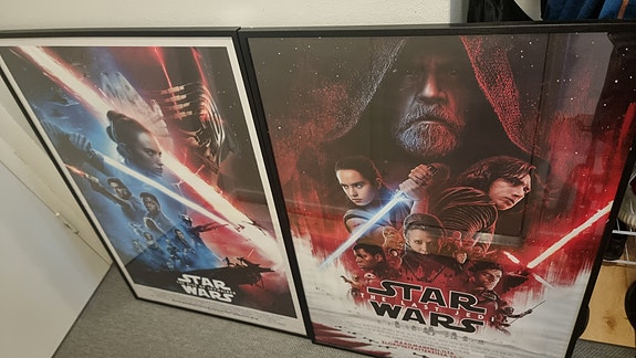 Star Wars julisteet elokuvateatterista