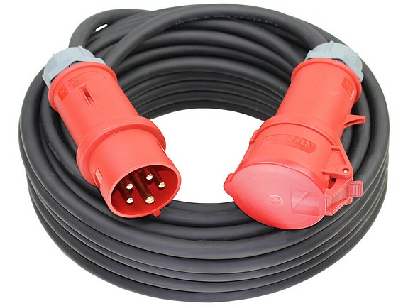 Voimavirta jatkojohto 16A 400 V 30 metriä