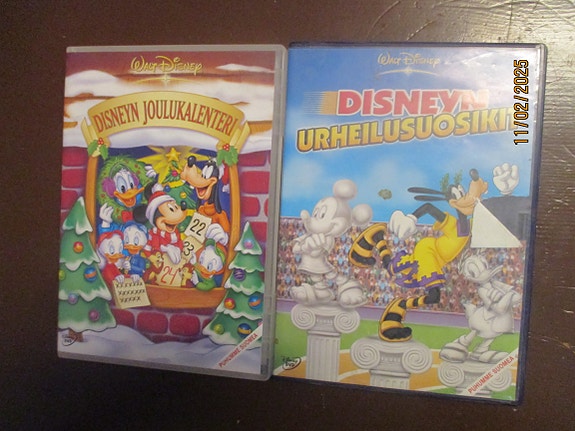 Disneyn Joulukalenteri ja Disneyn urheilusuosikit DVD
