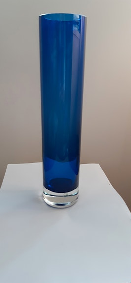 Koboltinsininen maljakko, korkeus 29 cm