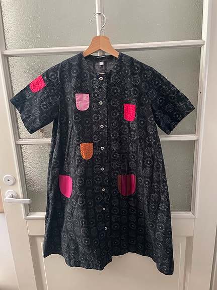 Marimekko iloinen takki taskumekko