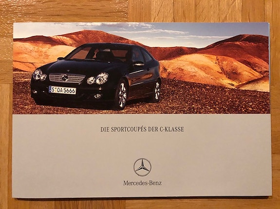 Esite Mercedes C-sarja Sportcoupe 2004 / 2005 myös C30 CDI AMG - CL203 W203 C203