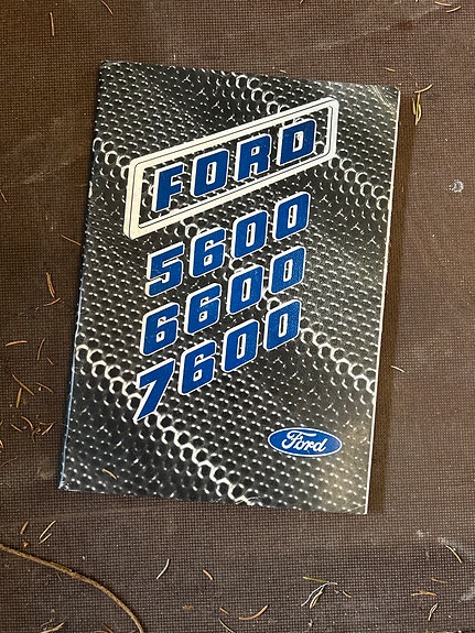Ford 5600 6600 7600 Käyttäjän käsikirja