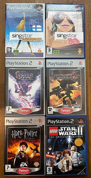 PS2 Pelejä