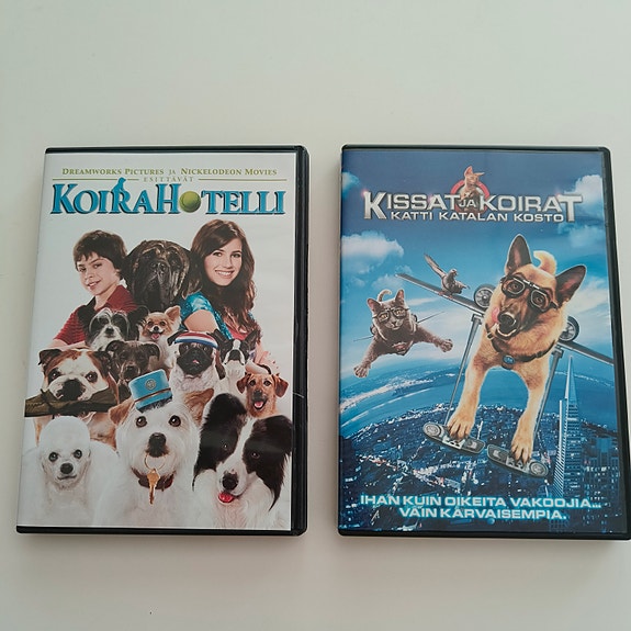 Kuin kissat ja koirat ja Koirahotelli dvd
