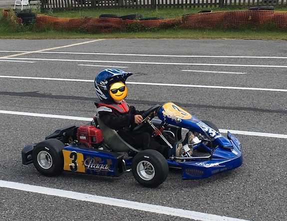 Lasten karting auto