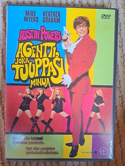 Austin powers agentti joka tuuppasi minua dvd