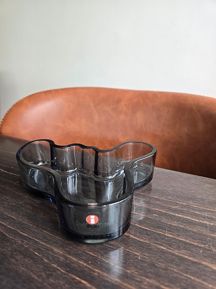 Harmaa Iittala Aalto malja 136mm