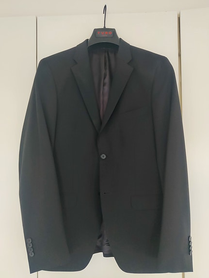 Turo Taylor extra slim fit 46 miesten musta puku