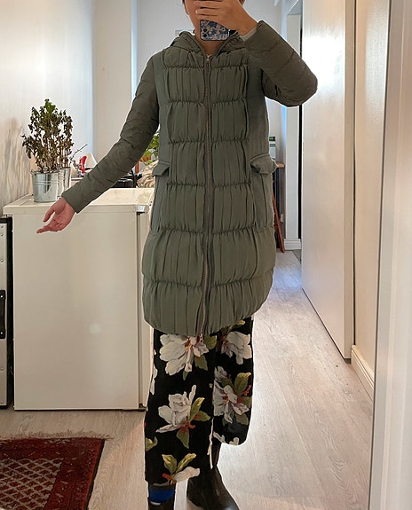 Warm cosy down jacket