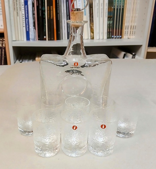 Iittala, Tapio Wirkkala, Mini karahvi snapsilasit 8kpl