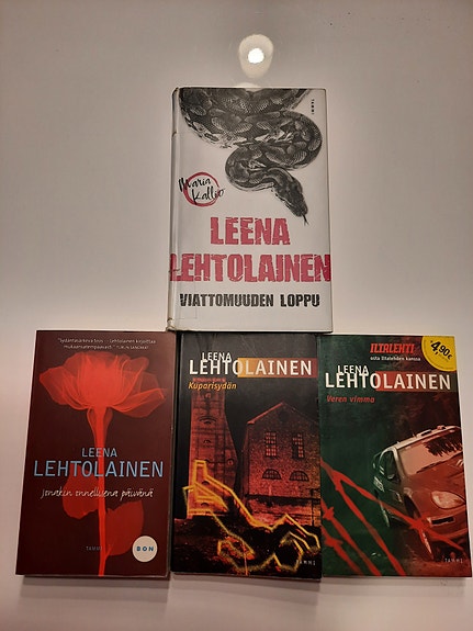 4 Leena Lehtolaisen kirjaa