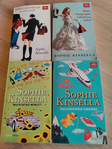 Sophie Kinsella pokkareita Himoshoppaaja yms