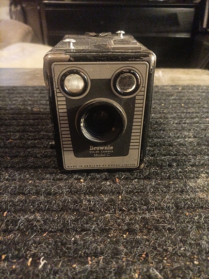 Vanha laatikkokamera Kodak