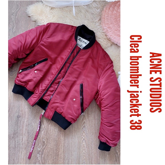 ACNE STUDIOS Clea bomber jacket 38 takki