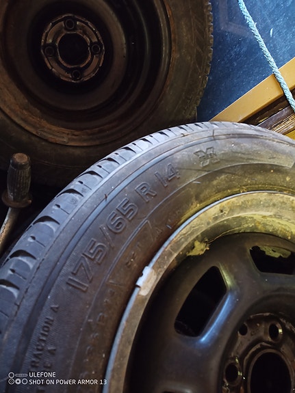 175/65r14 Kesärengas vanteella 1kpl