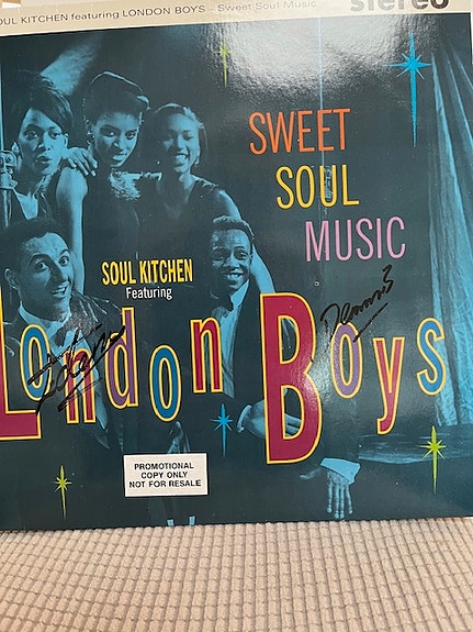 Soul Kitchen Featuring London Boys – Sweet Soul Music promo vinyyli nimmareilla