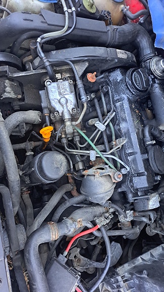 vw 1,9tdi kone osina