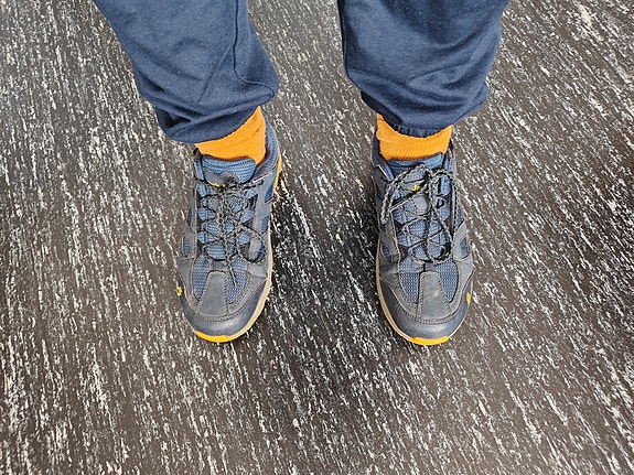 Jack Wolskin vedenpitävät vaelluskengät outdoor, koko 36 siniset