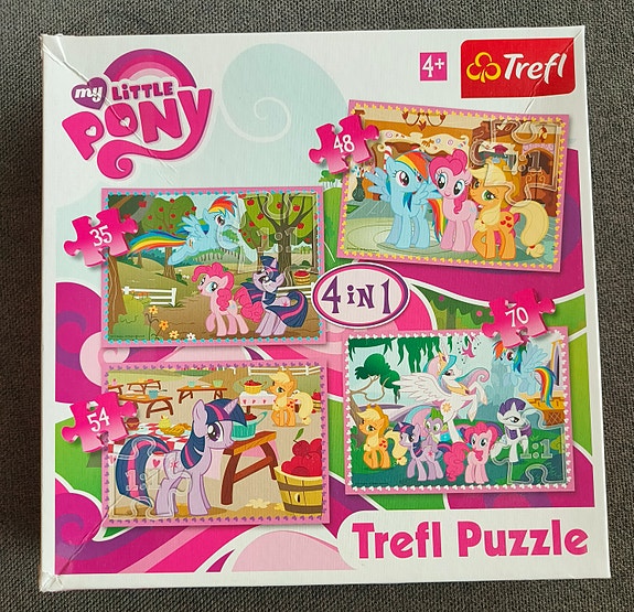 My Little Pony Trefl palapeli 4 in 1