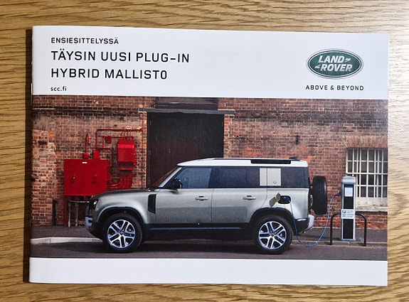 Jaguar / Land Rover Plug-in Hybrid -mallistoesite / hinnasto