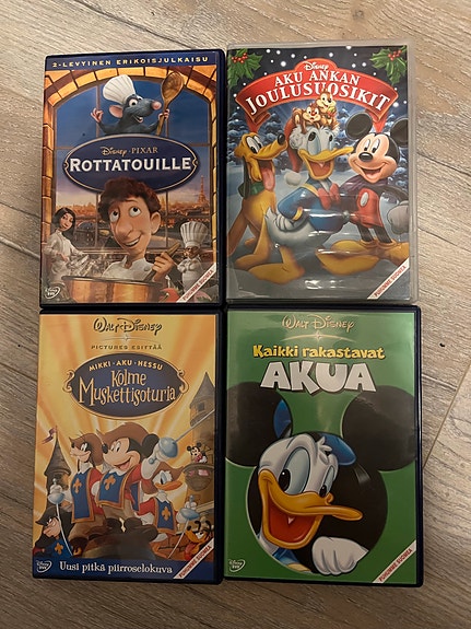 Disney animaatiot dvd