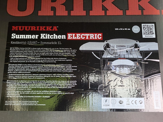 Muurikka kesäkeittiö sähkö (Uusi)