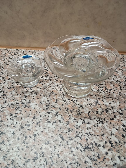 Nuutajärvi kynttilänjalat Lumme