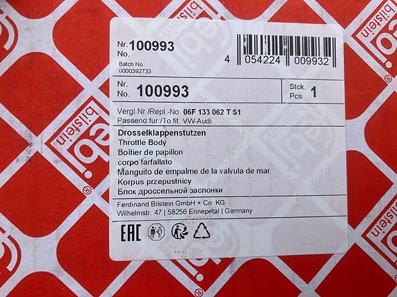 Audi/VW/Seat/Skoda 1.8/2.0 TSi/TFSi Kaasuläppäkotelo 04-