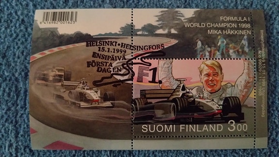 Mika Häkkinen postimerkki