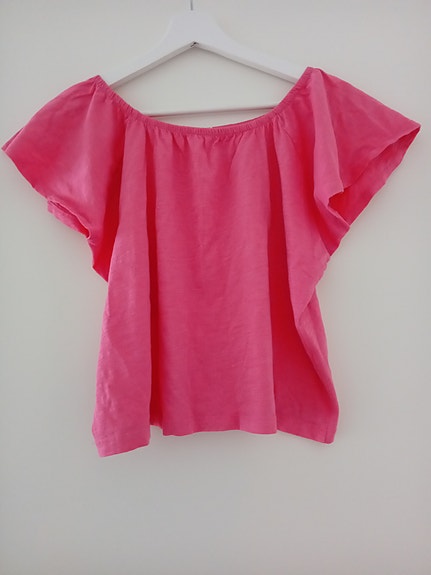 Pinkki perhoshiha t-paita Zara