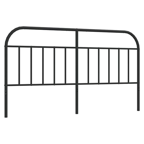 vidaXL Metallinen sängynpääty musta 160 cm(sku353670