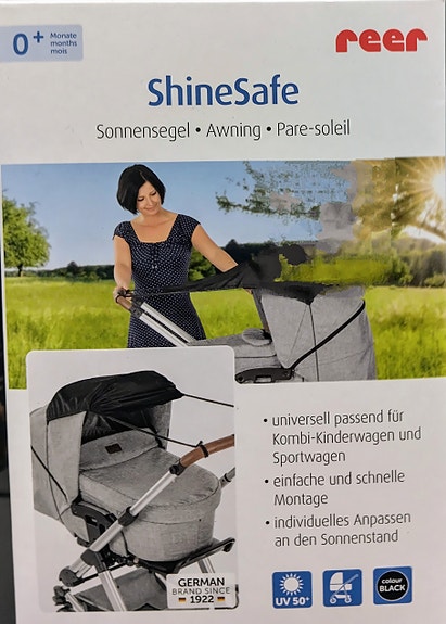 Lastenvaunun aurinkosuoja Reer ShineSafe