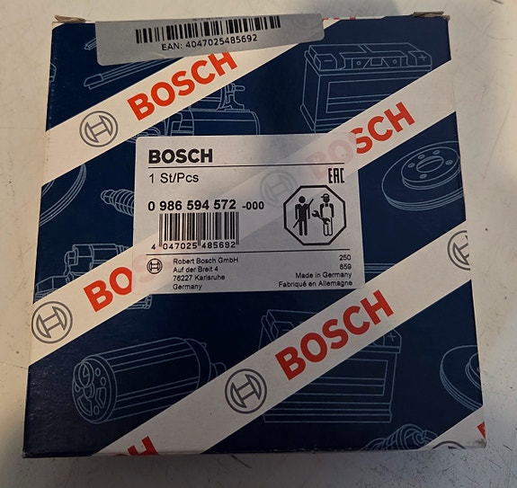 0 986 594 572, 0986594572 "BOSCH ABS-anturi Kaapelilla, aktiivisensori,1000mm"