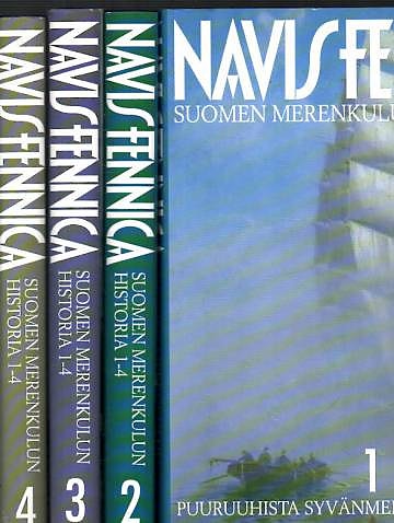 Navis Fennica Suomen Merenkulun Historia Kirjasarja 1-4 Kunto 10+