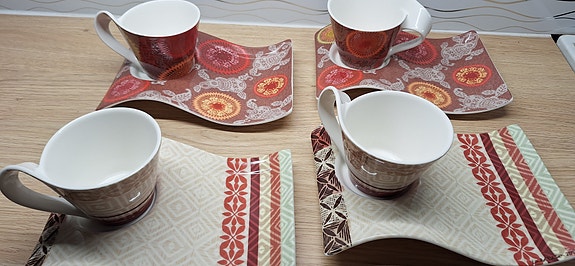 Kahviastiasto, Villeroy & Boch, 4 hengen
