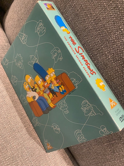 The Simpsons – The Complete Second Season DVD-boksi