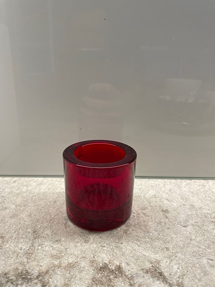 Iittala Marimekko punainen kivi tuikku