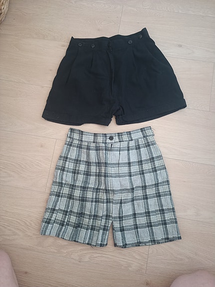 Korkeavyötäröiset shortsit xs