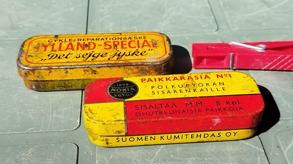 Vintage polkupyörän paikkarasiat, Nokia TAI Jylland