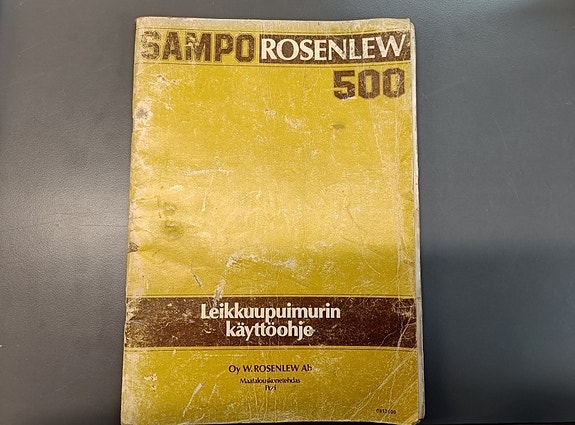 Sampo Rosenlew -puimureiden ohje- ja varaosakirjat - Suoraan verkkokaupastamme!