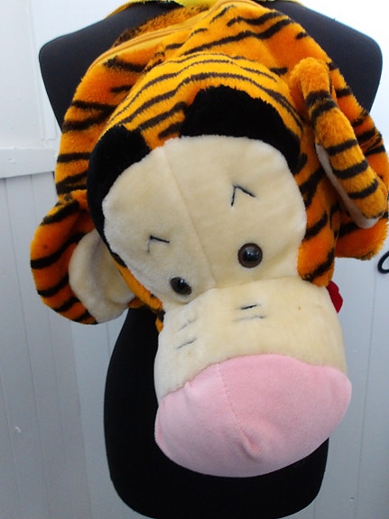 Vintage Disney Winnie the Pooh Tigger backpack Nalle Puh Tikru reppu